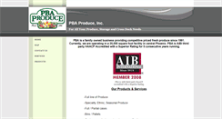 Desktop Screenshot of pbaproduce.com